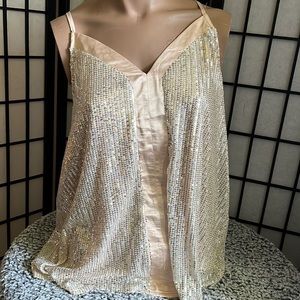 Top Style Sequin Size L